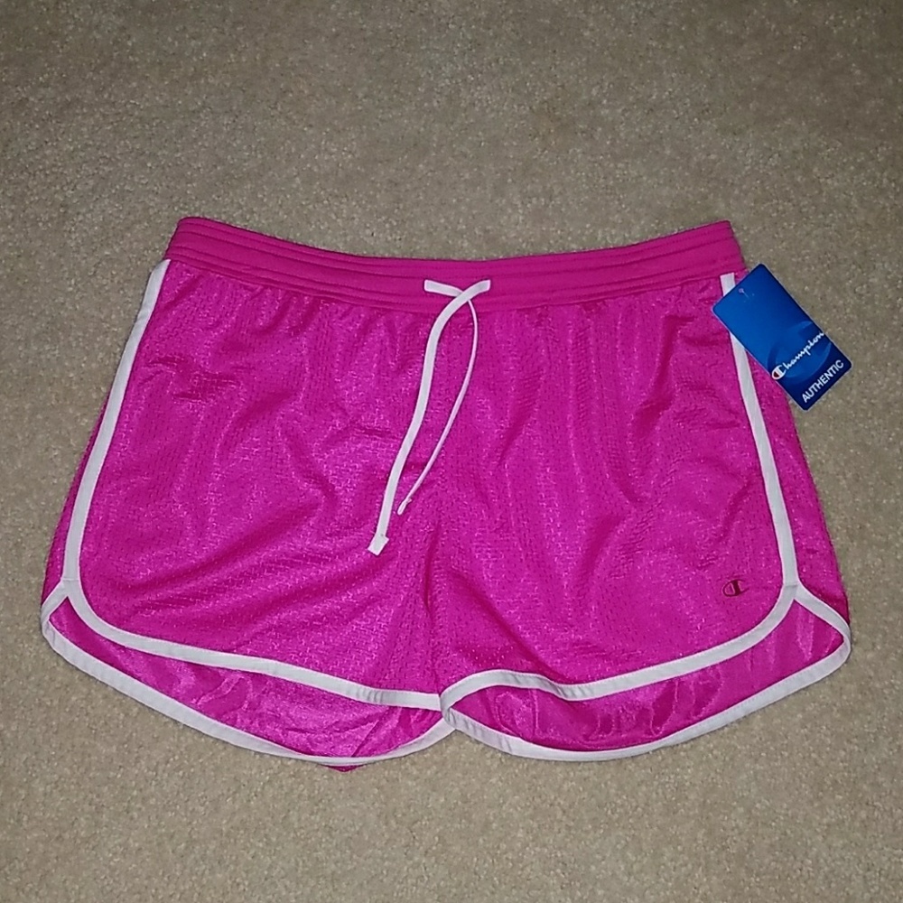 Champion Shorts Size M Vivid Fuchsia NWT